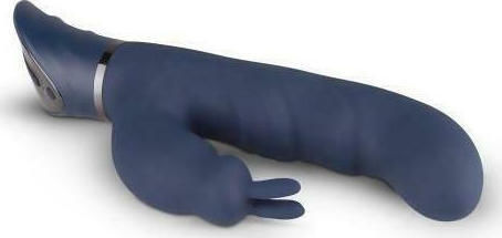 Easytoys Midnight Rabbit Vibrator Δονητής Rabbit 24cm Blue