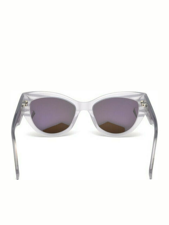 Just Cavalli Femei Ochelari de soare cu Transparent Din plastic Rame JC790S 20Z