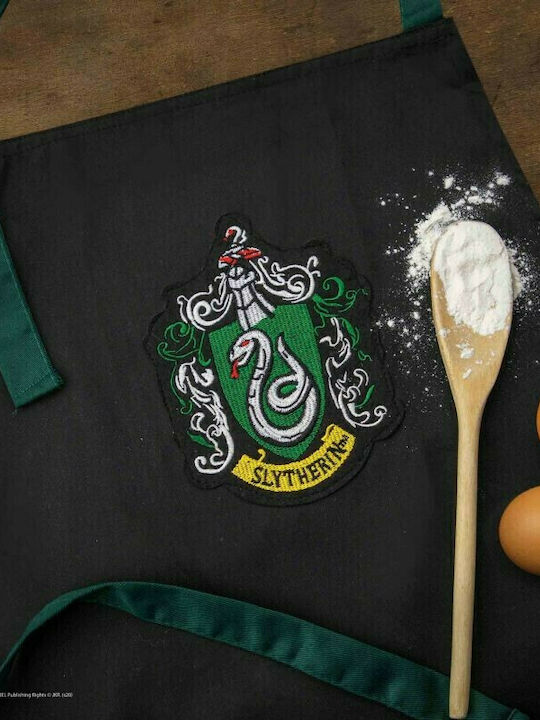 Graffiti Harry Potter Slytherin Ποδιά Κουζίνας Μαύρη 85x70cm 60244