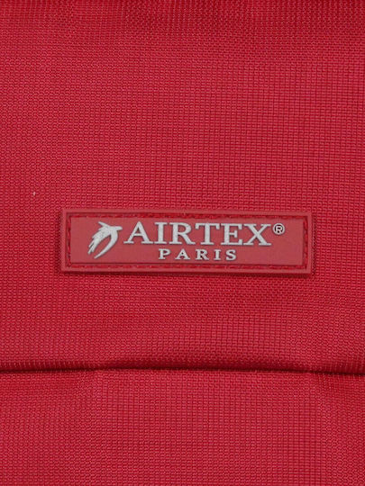 Airtex Paris Сак Вояж 35лт Червен с колела Текстилен Д55xШ24xВ28см.