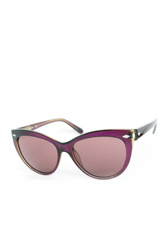 Swarovski De damă Ochelari de soare cu Violet Cadru SK0176 83S