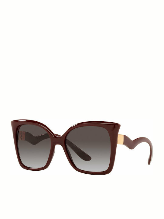Dolce & Gabbana Sonnenbrillen Burgundisch mit Metall Gestell