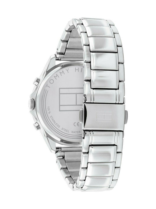 Tommy Hilfiger Quinn Women's Watch Chronograph with Silver Metal Bracelet