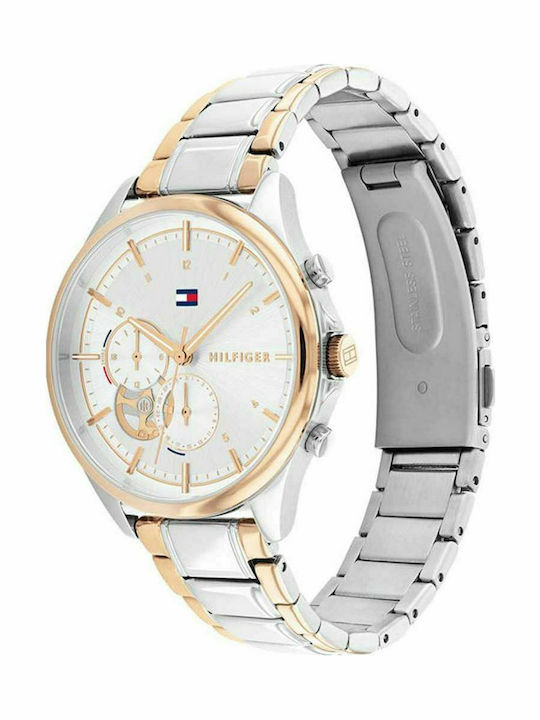 Tommy Hilfiger Quinn Damen Uhr Chronograph mit Metallarmband