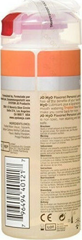 System Jo H2O Flavored Lubrifiant Pasiune tropicală 120ml