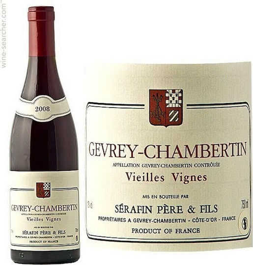 Serafin Père et Fils Вино Gevrey Chambertin Vieilles Vignes Пино ноар Червено Сух Шампоан 750мл