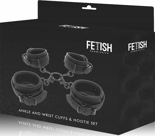 Fetish Submissive Bontage Set Σετ για Δέσιμο Άκρων σε Μαύρο Χρώμα