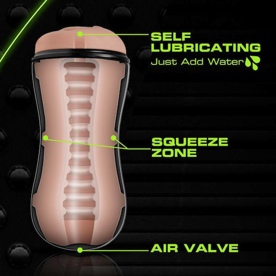 Blush M For Men Soft & Wet Pussy with Pleasure Ridges Masturbator BL-84013 1buc