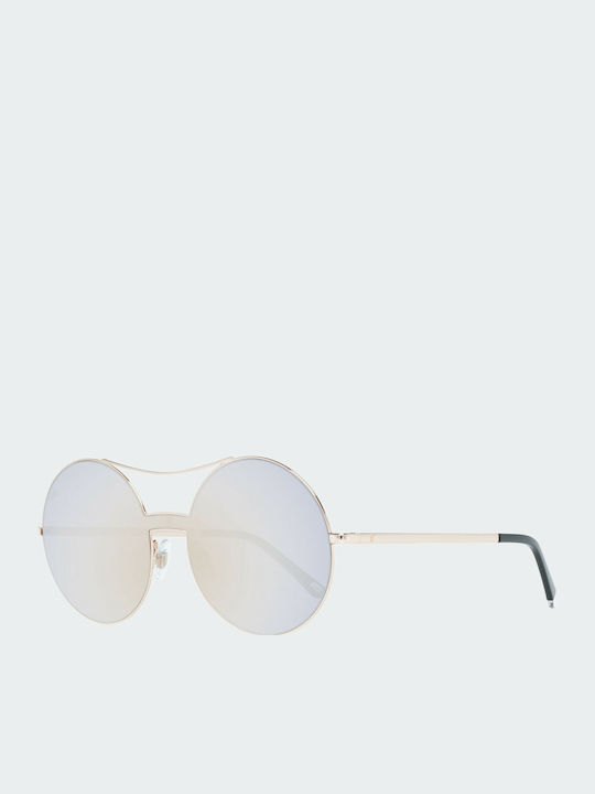 Web Women's Sunglasses with Rose Gold Metal Frame WE0211 28G