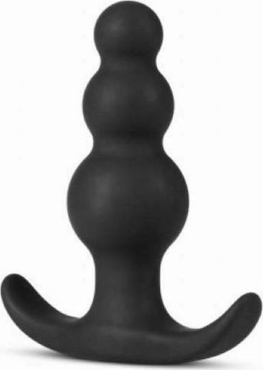 Blush Anal Adventures Platinum Beaded Anal Plug Schwarz