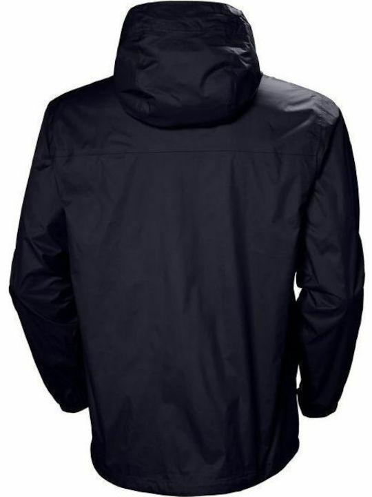 Loke Geacă Waterproof și cu Protecție Împotriva Vântului Neagră