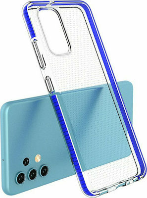 Hurtel Spring Back Cover Silicone 1mm Dark Blue (Galaxy A32 4G)