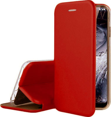 Forcell Elegance Carte Piele artificială Roșu (iPhone 6/6s Plus)