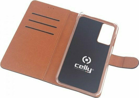 Celly Wally Wallet Synthetic Leather Black (Huawei P40 Pro)