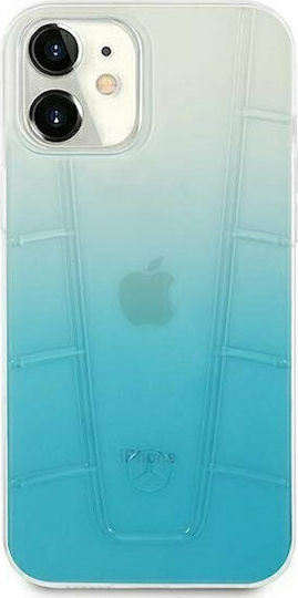 Mercedes-Benz Transparent Line Back Cover Πλαστικό Μπλε (iPhone 12 mini)