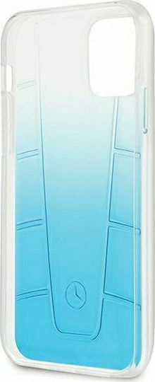Mercedes-Benz Transparent Line Back Cover Πλαστικό Μπλε (iPhone 12 mini)
