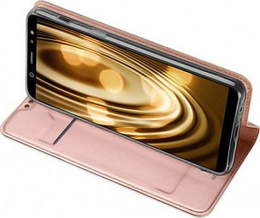 Dux Ducis Skin Pro Book Piele artificială Rose Gold (Honor 10)