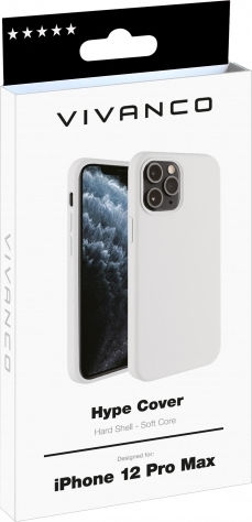 Vivanco Hype Back Cover Silicon Gri (iPhone 12 Pro Max)