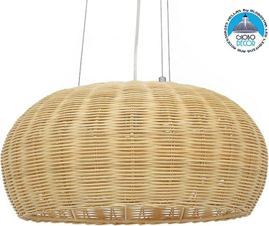 GloboStar De La Mer Lumini Suspendate Maro Boem Cu Pantaloni Evazati Cu Bază De Bec E27 45x45x24cm