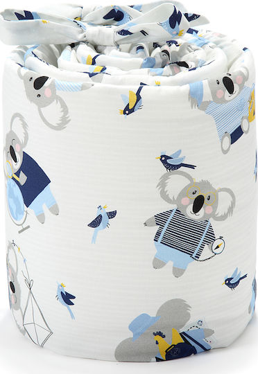 La Millou Hallo Welt Standard Innenbereich Weiß/Hellblau 70x70cm