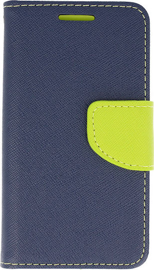Book Δερματίνης Μπλε (Redmi Note 10 / 10s / Poco M5s)