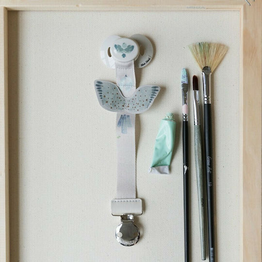 Elodie Details Watercolor Wings Ортодонтски Биберон Силикон с Калъф за 3+ месеци