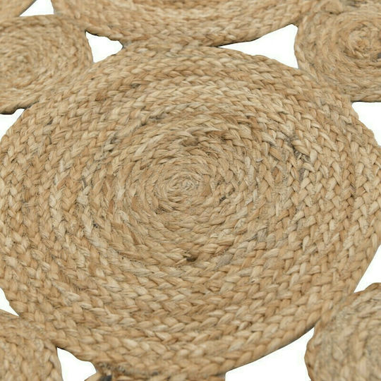 Inart Jute Καλοκαιρινό από Γιούτα 120x180cm Μπεζ