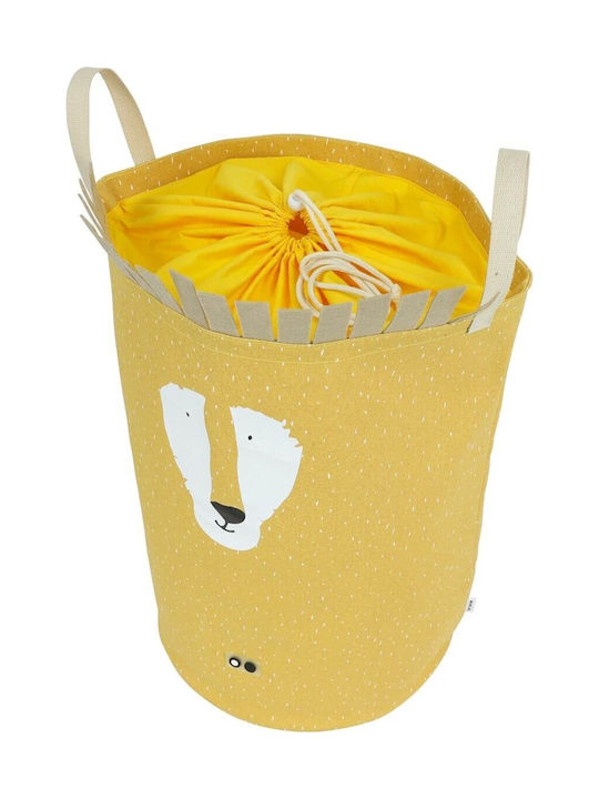 Trixie Children's Storage Basket made of Fabric Mr. Lion Yellow 40x40x60cm 1pcs