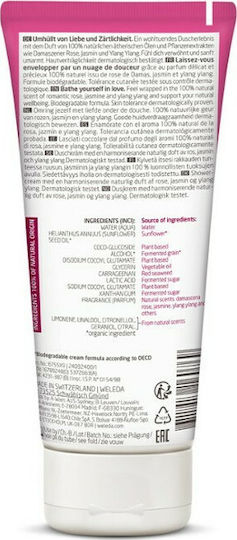 Weleda Aroma Shower Κρεμώδες Αφρόλουτρο με AHA & Άρωμα Τριαντάφυλλο 200ml