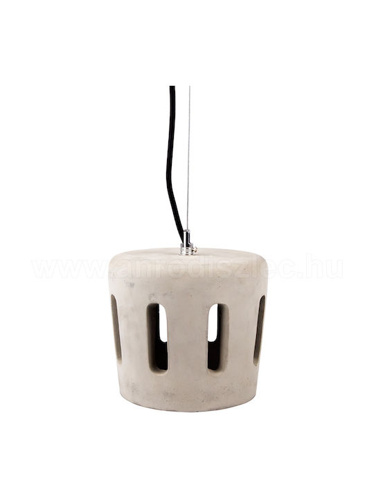 V-TAC Pendant Light Single-Light for Socket E27 Gray