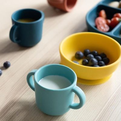 Ekobo Toddler Silicone Cups 2pcs 150ml for 36m+ Blue ΕΚΒ