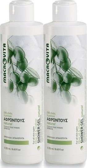 Macrovita Olive Oil & Mallow Shower Gel 2x125ml