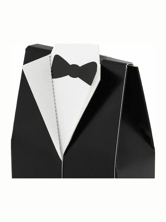 PartyDeco Wedding Favor Box Groom