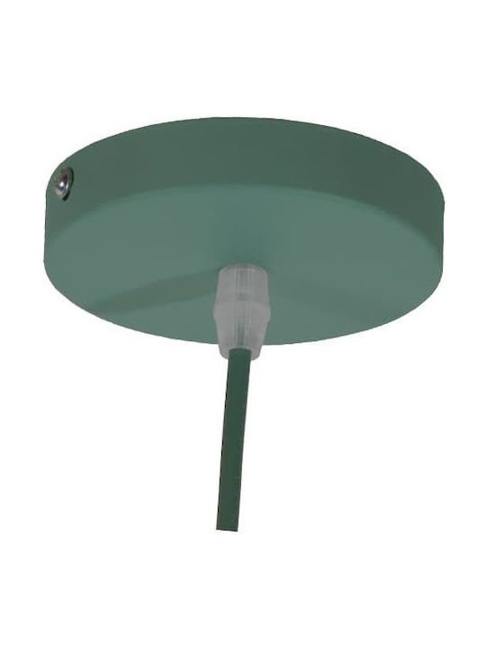 GloboStar Upvale Pendant Light Green Bell with Socket E27 40x24cm