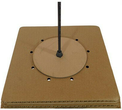 GloboStar Corfu Pendant Light Brown Bell with Socket E27 38x38x30cm