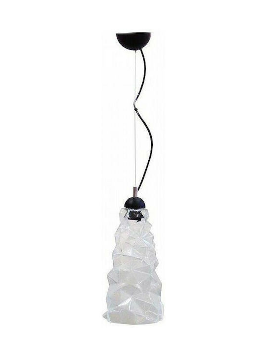 Heronia GL-5030/18 1/L Pendant Light White with Socket E27 18x90x90cm