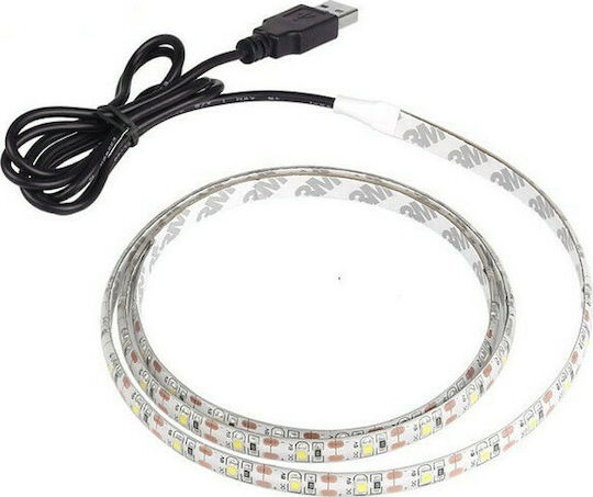 Floating Grip Bandă LED 50cm Led Wire Light USB 5V Roșu Lumină 0.5m cu Sursă de alimentare