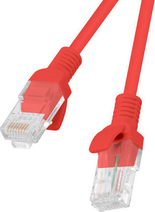 Lanberg U/UTP Cat.5e Ethernet Network Cable 2m Red 1pcs