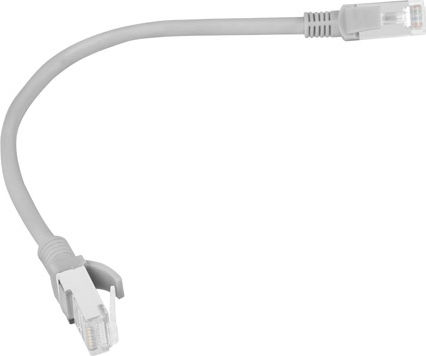 Lanberg U/UTP Cat.5e (Gigabit) Мрежов Кабел Ethernet 0.25m Сив