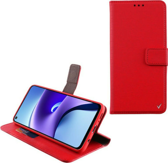 Volte-Tel Allure Magnet Wallet Δερματίνης Κόκκινο (Redmi Note 9T)