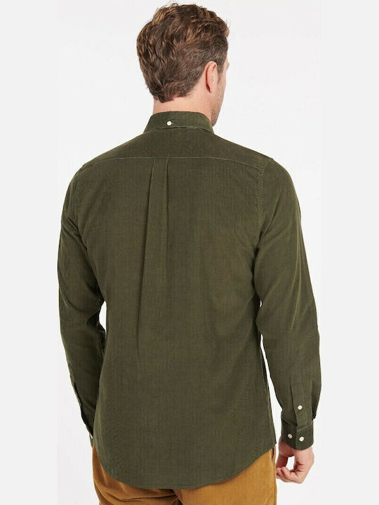 Ramsey Long-sleeved Corduroy Shirt Green
