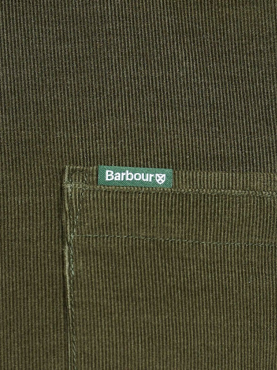 Ramsey Long-sleeved Corduroy Shirt Green