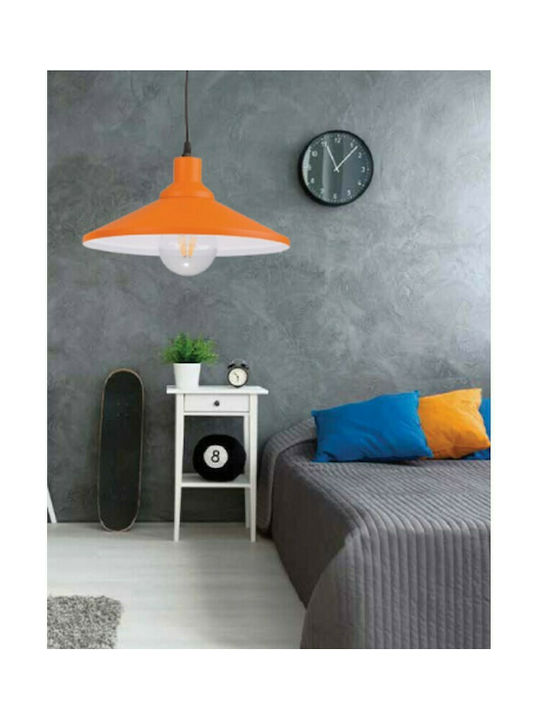 ArkoLight Pendant Light Single-Light for Socket E27 Orange