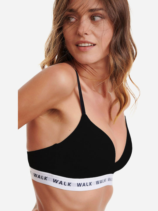 Walk Women's Bralette Bra Black