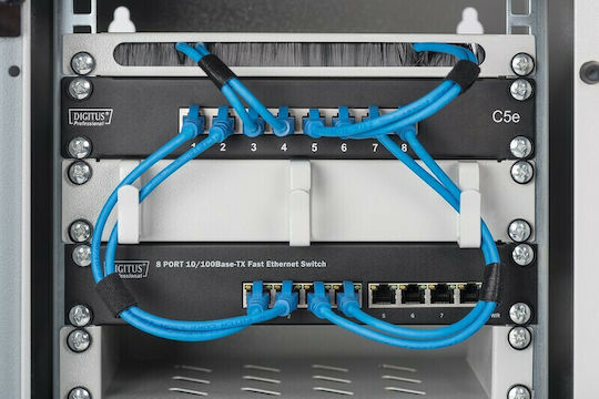 Digitus Wall Mounted Rack Cabinet 6U 31.2x30x33cm White DN-10-05U-1