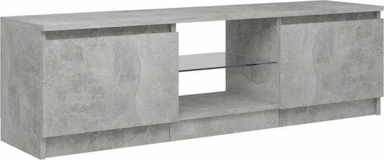 Stand TV Cu Iluminare LED Gri L120xA30xÎ35,5cm