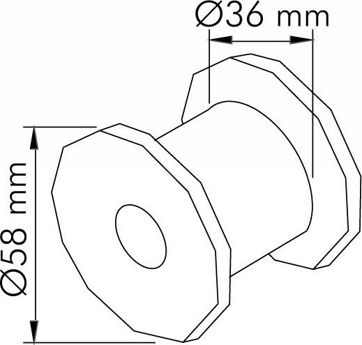 Nir Italia Spare part για Ποδοσφαιράκι Passing Bearing Evo Foosball Table 1pcs