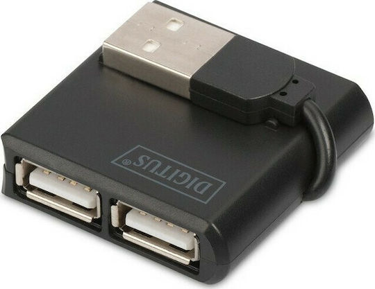 Digitus Hub 4 Θυρών USB 2.0 με σύνδεση USB-A