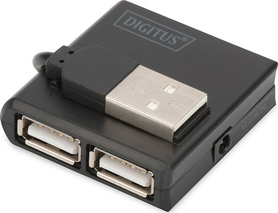 Digitus Hub 4 Θυρών USB 2.0 με σύνδεση USB-A