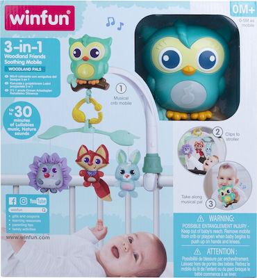 Winfun Carusel Pătuț cu muzică Forest Friends 720010-NL